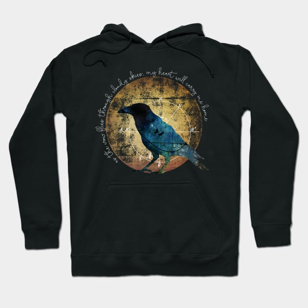 As the crow flies Hoodie by directdesign